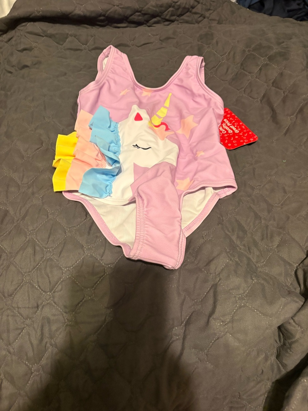 Harry Bear Girls Swimming Costume | Unicorn Swimsuit | Girls Unicorn Swimwear